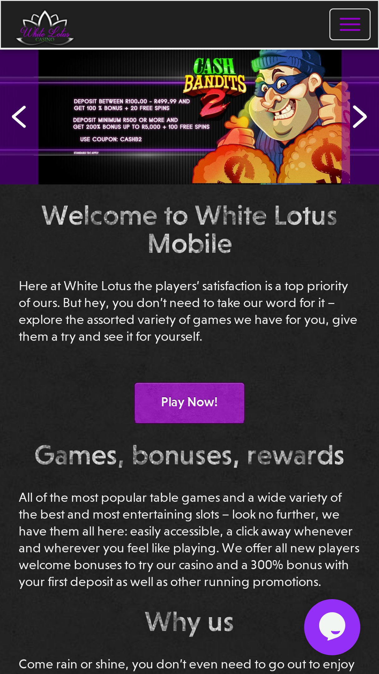 White lotus casino mobile app online