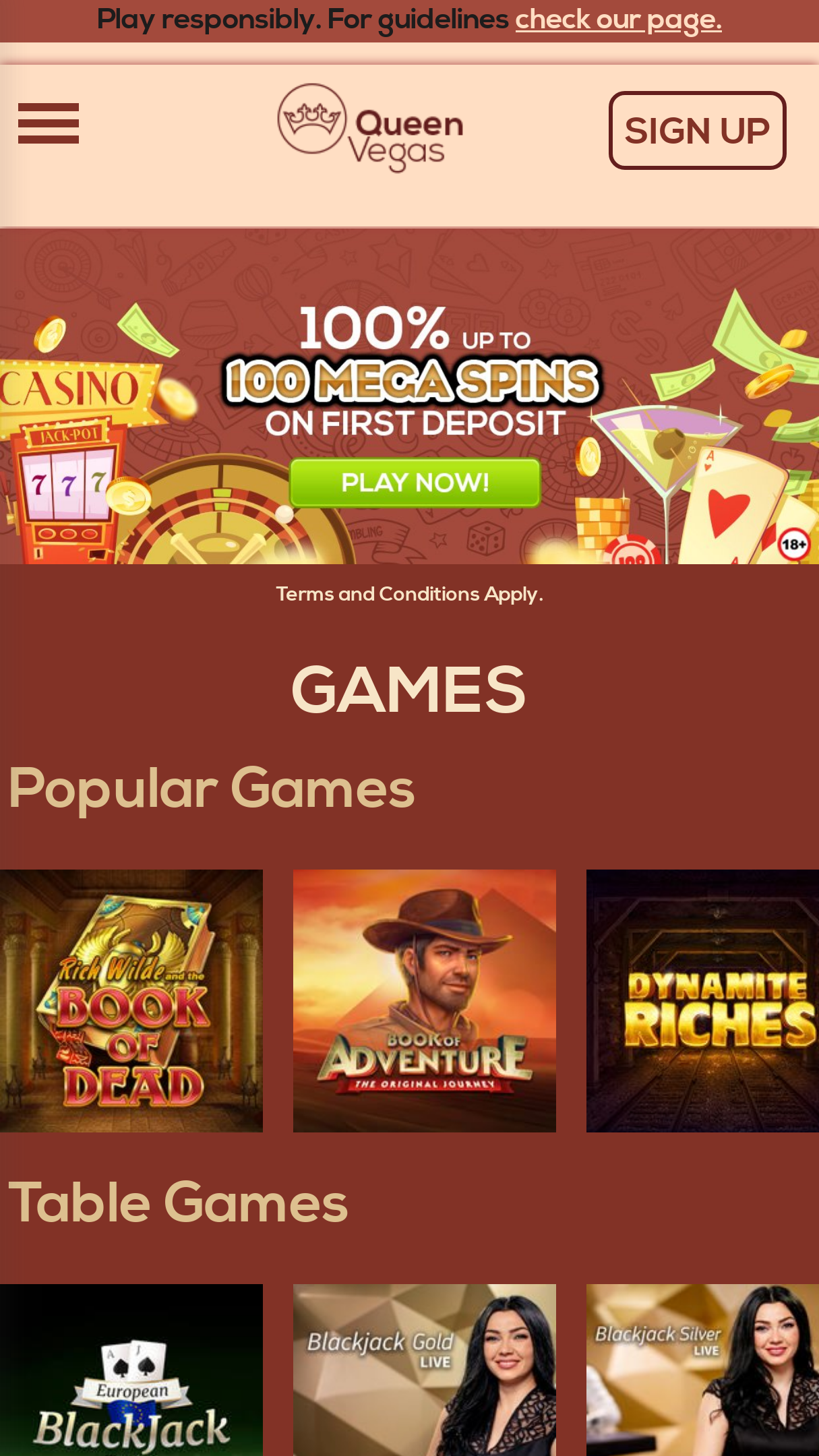 Queen vegas bonus online casino