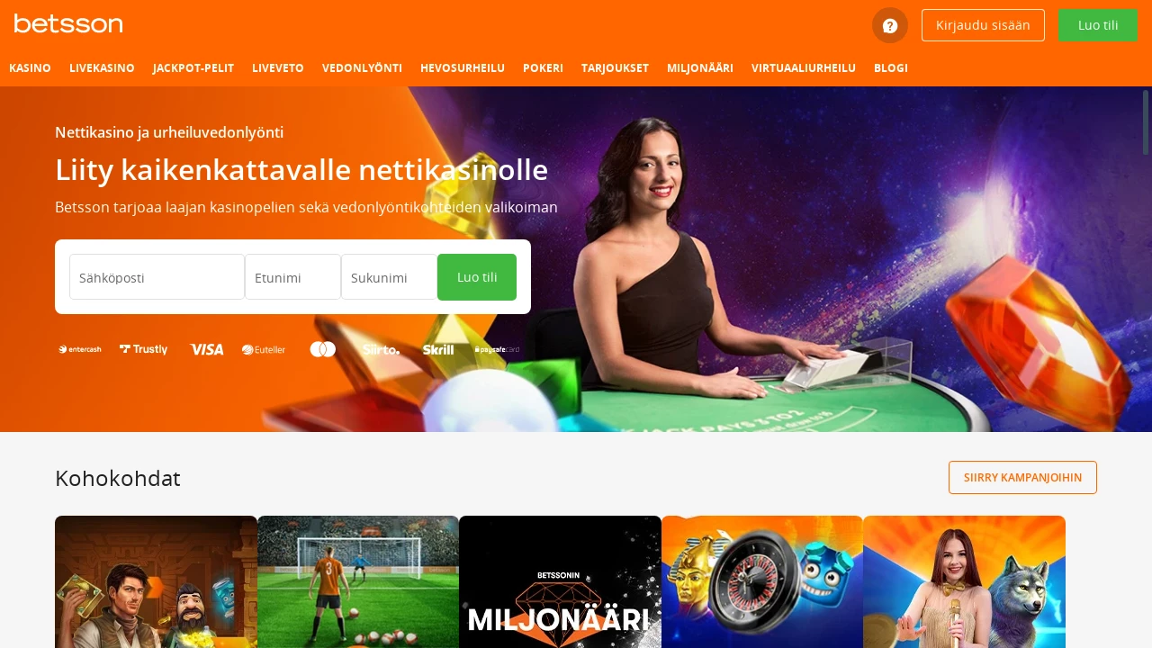 Betsson Mobile Casino App for iPhone & Android