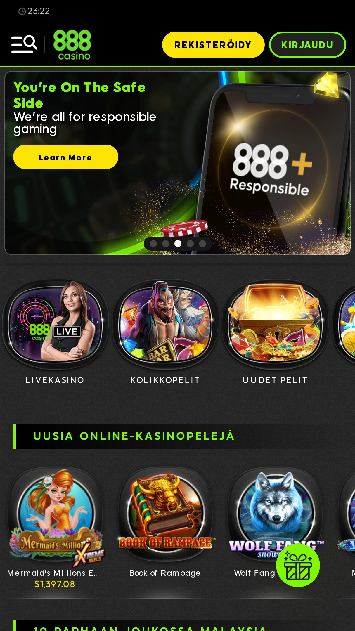 888 Casino Mobile App - 30+ Games for iPhone & Android