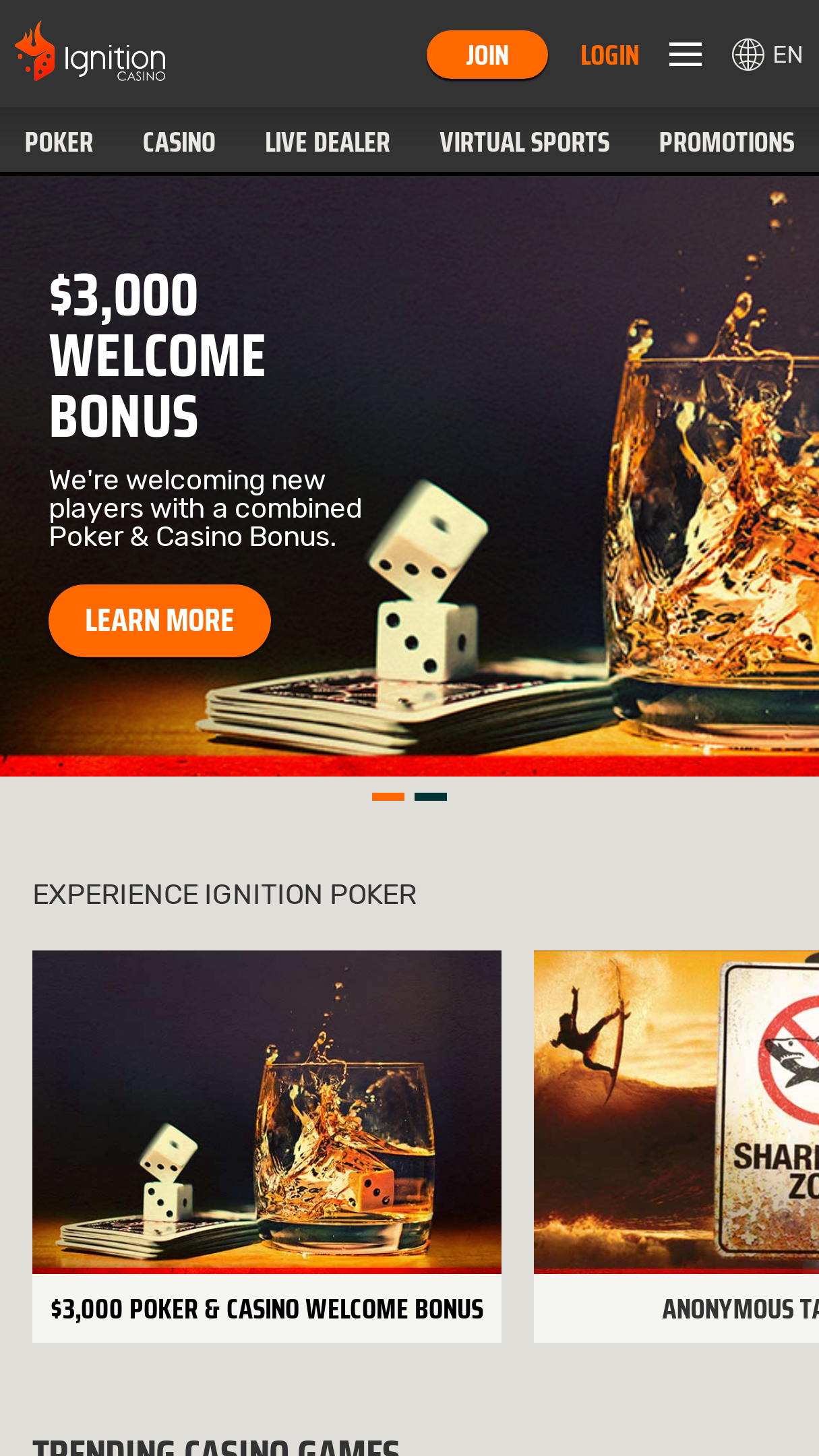 ignition casino twitter promo codes