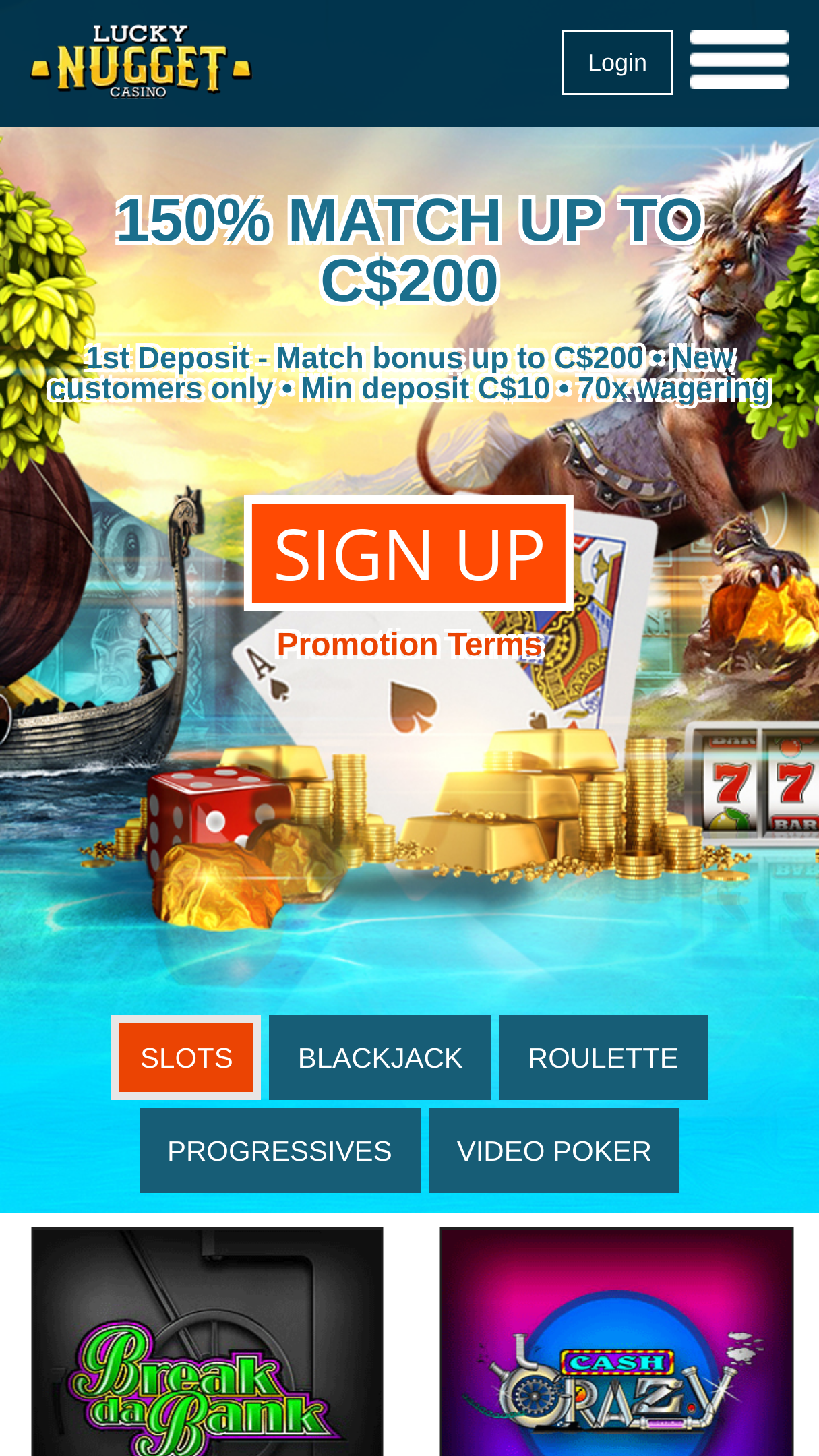 lucky bet casino online