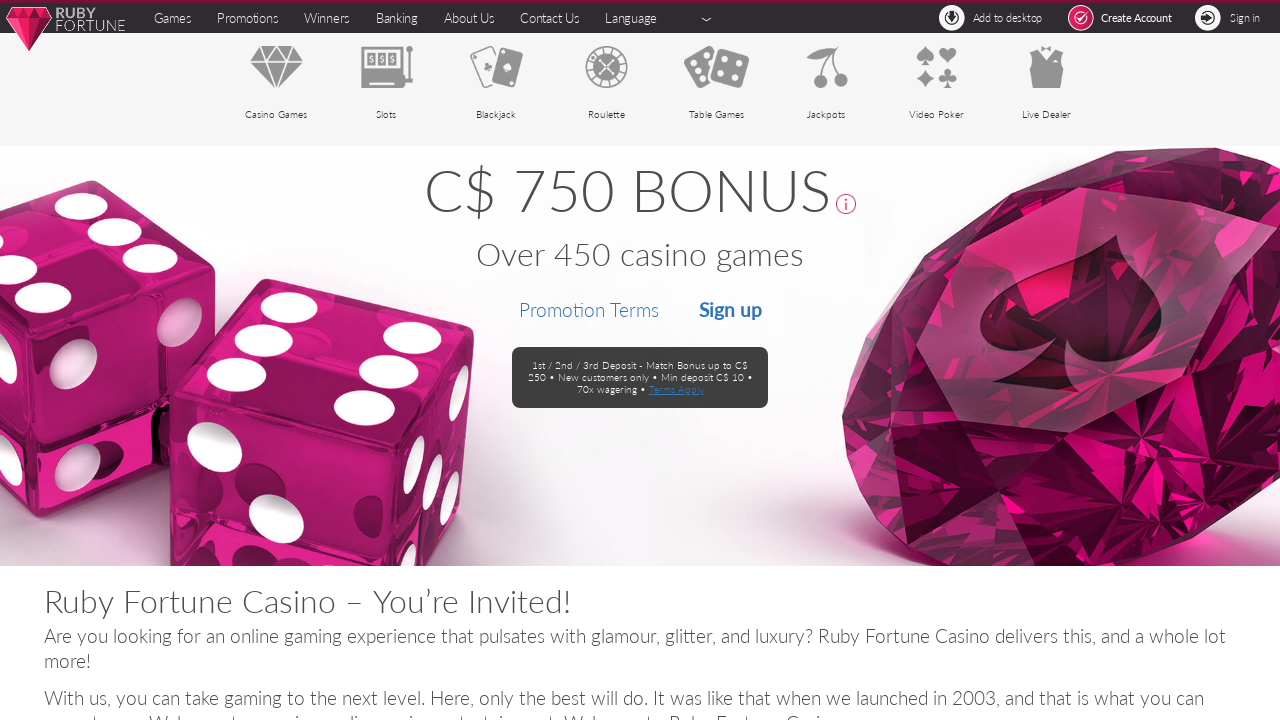 Ruby Fortune Download