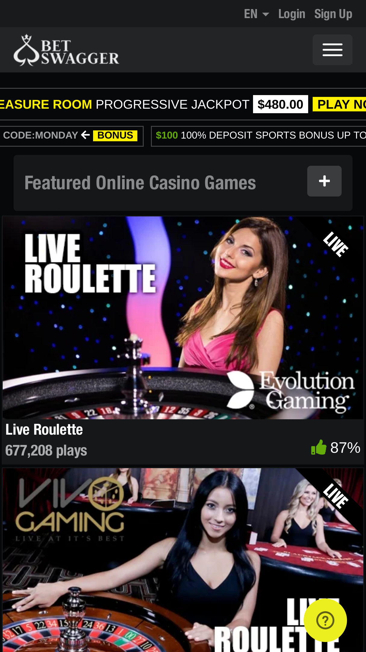 Bet Swagger Casino App Download for Android (.apk) & iPhone