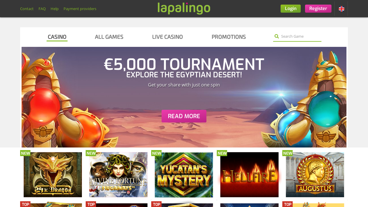 Lapalingo Casino Mobile