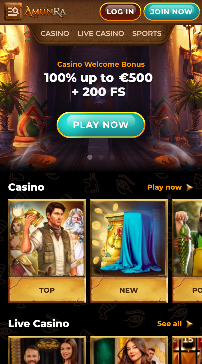 Amunra casino bonus code