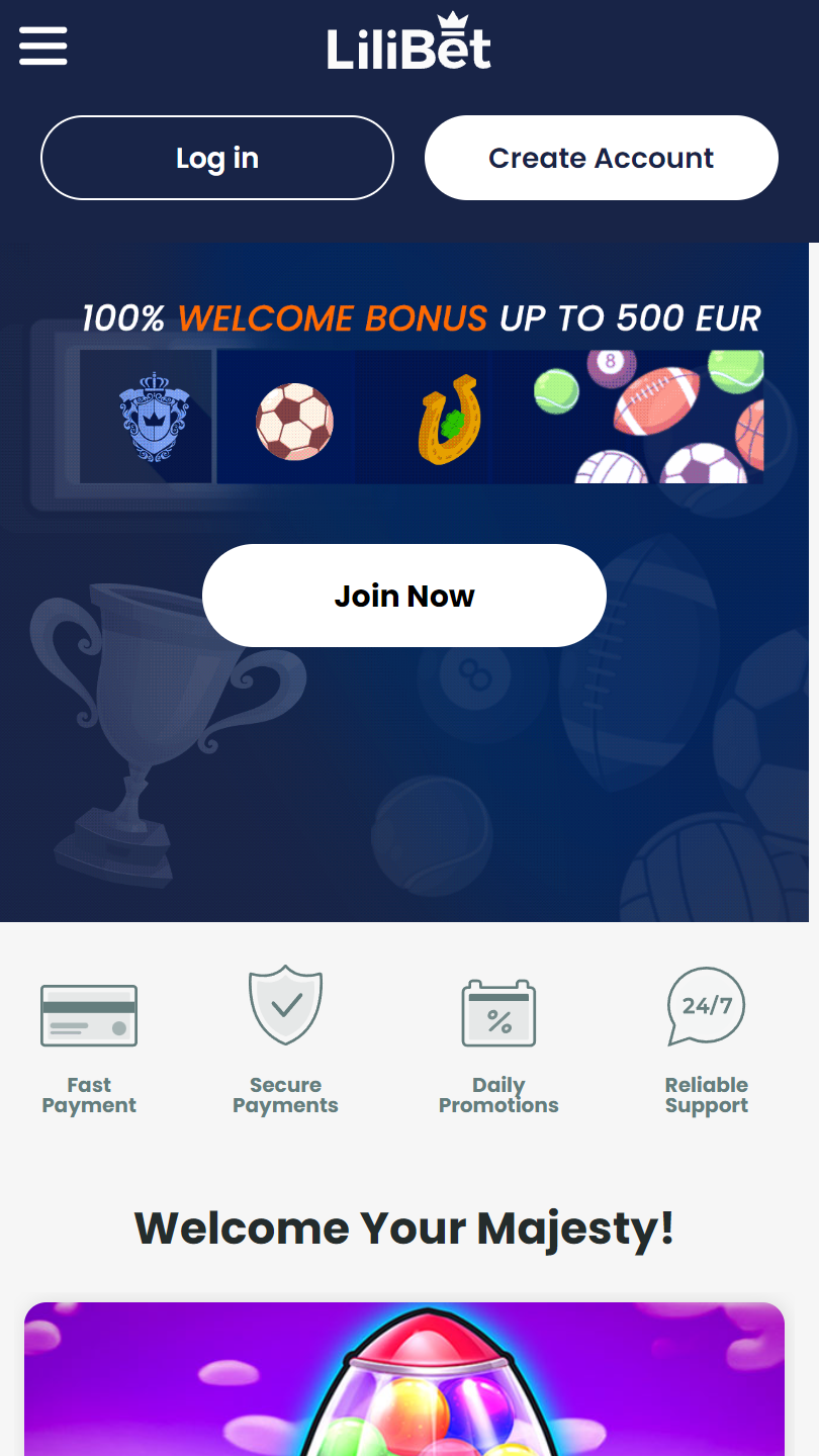 Lilibet mobilapp screenshot