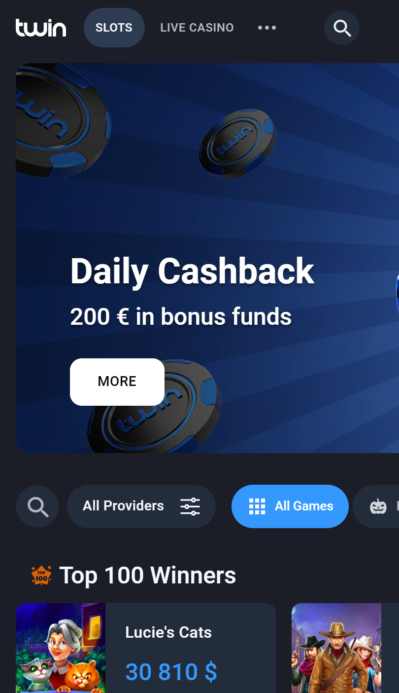 50 gratissnurr Twin Casino: villkor och spelinfo
