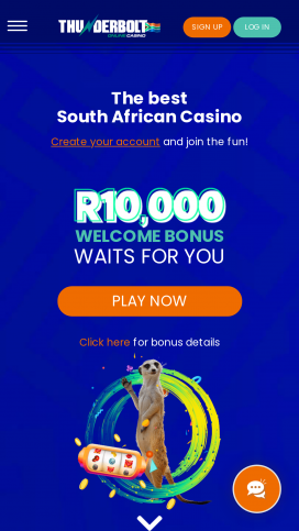 Thunderbolt Casino Apps Homepage