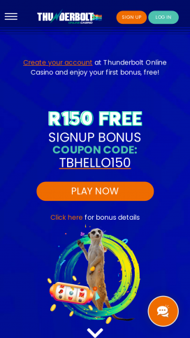 Thunderbolt Casino Apps Homepage