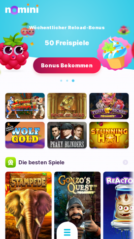Nomini Casino Apps Homepage