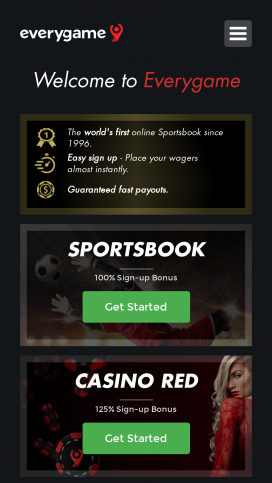 Everygame Apps Homepage