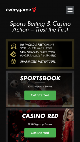 Everygame Apps Homepage