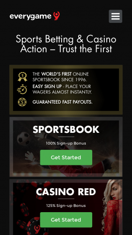 Everygame Apps Homepage