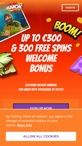 Amok Casino Apps Homepage