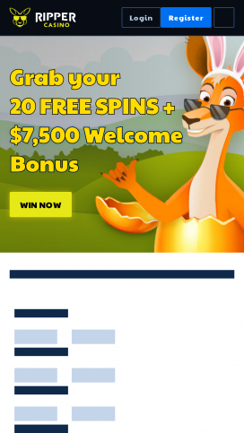 Ripper Casino Apps Homepage