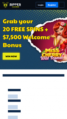 Ripper Casino Apps Homepage