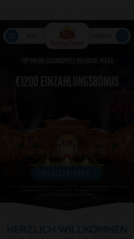 Royal Vegas Apps Homepage