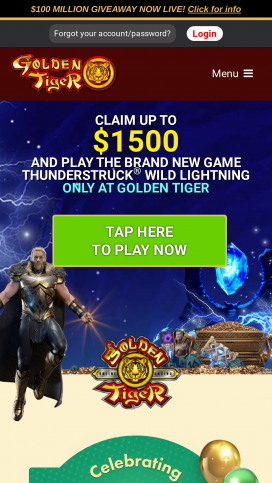 Golden Tiger Apps Homepage