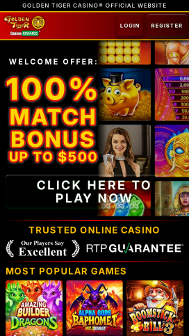 Golden Tiger Apps Homepage