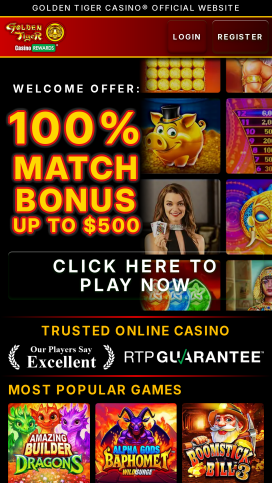 Golden Tiger Apps Homepage