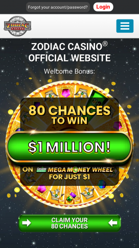Zodiac Casinos Homepage