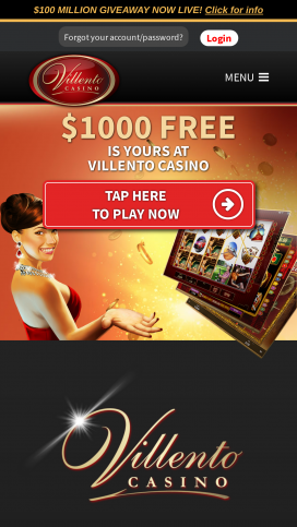 villento casino Apps Homepage