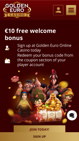 Golden Euro Casino Apps Homepage