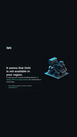 تطبيقات Oshi.io Homepage