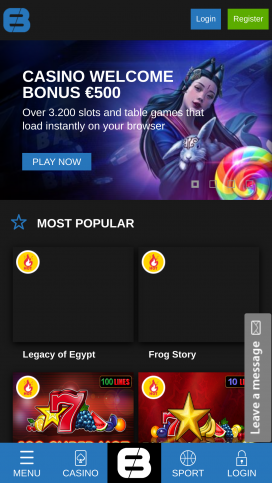 Exclusive Bet Apps Homepage