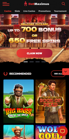 BetMaximus Apps Homepage