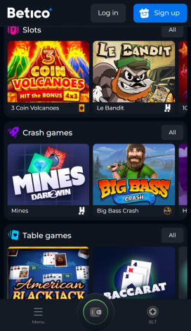 Betico Apps Homepage