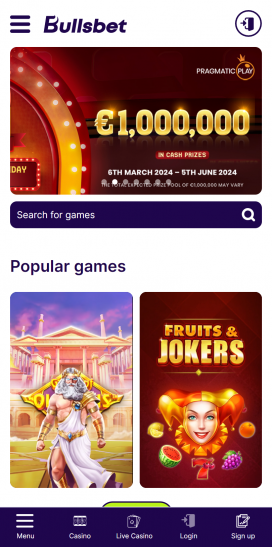 Bullsbet Apps Homepage
