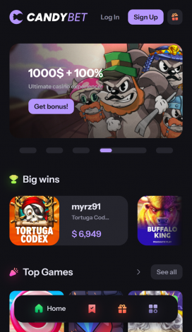 CandyBet Apps Homepage