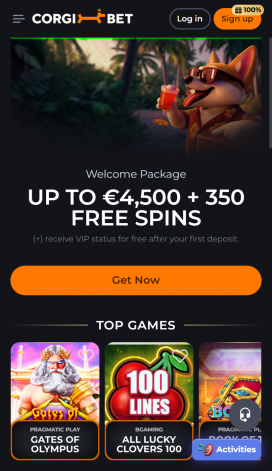 CorgiBet Apps Homepage