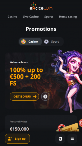 ExciteWin-sovellus Homepage