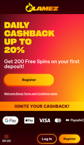 Flamez Casino Apps Homepage