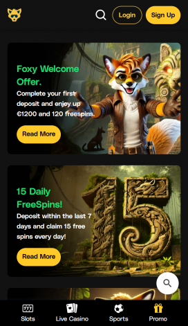 FoxyGold Apps Homepage