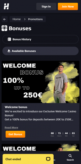 Herake Casino & Sports Apps Homepage