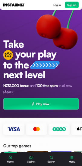 Instaspin Casino Apps Homepage