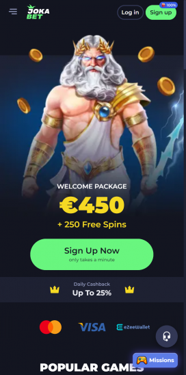 Aplicaciones del Casino Jokabet Homepage