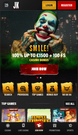 Jokery Casino Apps Homepage