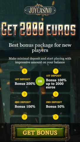 JoyCasino Apps Homepage