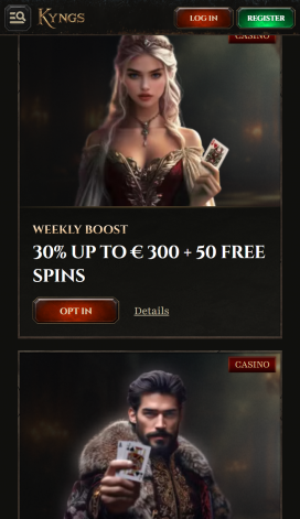 Kyngs Casino Apps Homepage