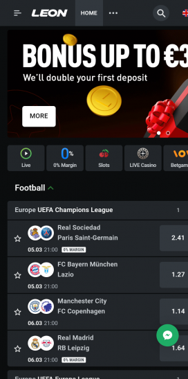 Leon Bet Casino Apps Homepage