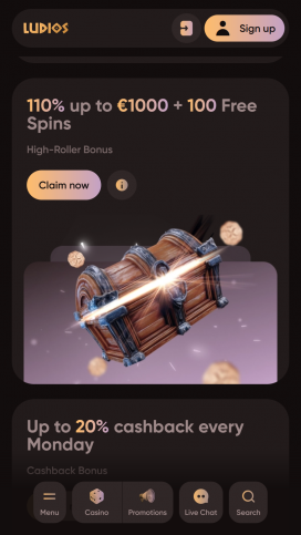 Ludios Casino Apps Homepage