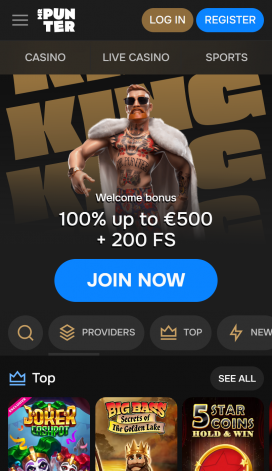 Εφαρμογές MrPunter Homepage