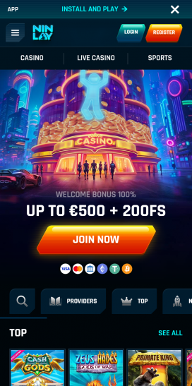 Ninlay Casino Apps Homepage