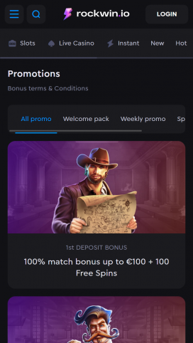 Rockwin App Homepage