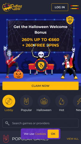 App del casinò RollingSlots Homepage